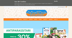 Desktop Screenshot of animalstoreonline.it